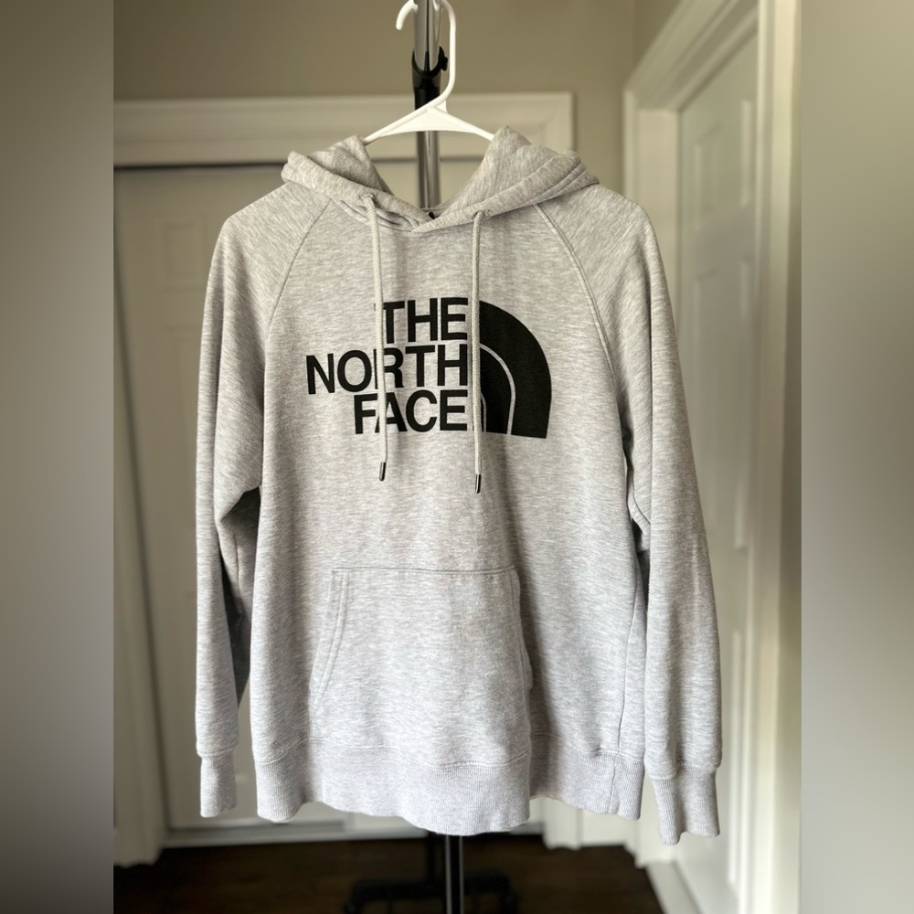 The North Face Women’s gray hoodie